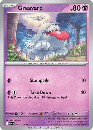 Greavard 65/188 from Mega Evolution