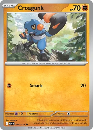 Croagunk 78/188 from Mega Evolution
