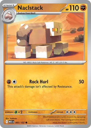 Naclstack 83/188 from Mega Evolution