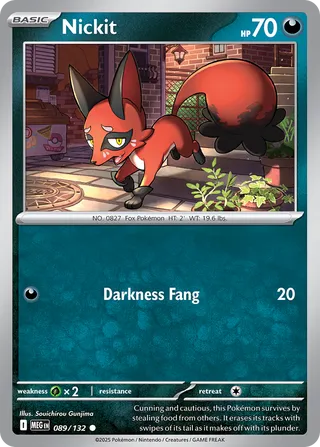 Nickit 89/188 from Mega Evolution