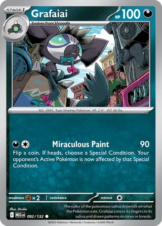 Grafaiai 92/188 from Mega Evolution