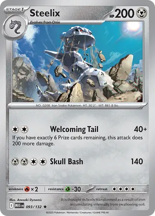 Steelix 93/188 from Mega Evolution