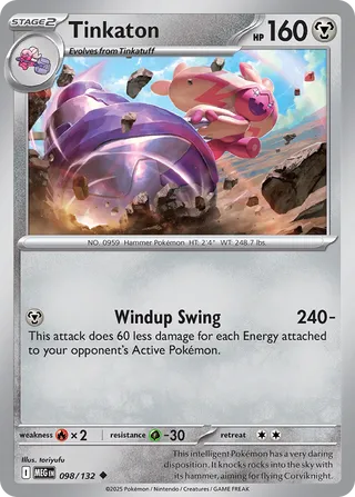 Tinkaton 98/188 from Mega Evolution