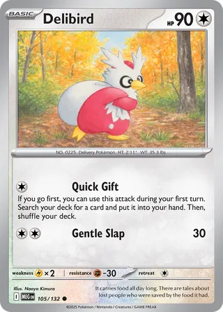 Delibird 105/188 from Mega Evolution