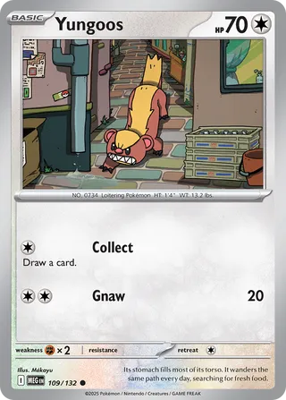 Yungoos 109/188 from Mega Evolution