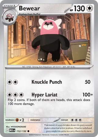 Bewear 112/188 from Mega Evolution