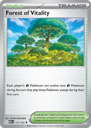 Forest of Vitality 117/188 from Mega Evolution
