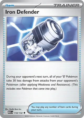 Iron Defender 118/188 from Mega Evolution