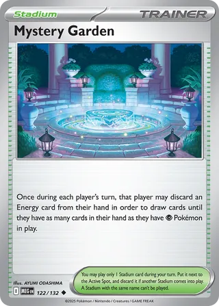 Mystery Garden 122/188 from Mega Evolution