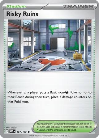 Risky Ruins 127/188 from Mega Evolution