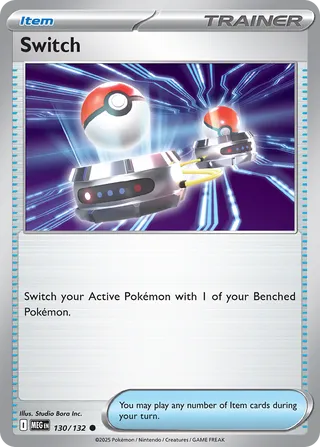 Switch 130/188 from Mega Evolution