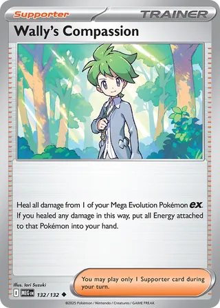 Wally's Compassion 132/188 from Mega Evolution