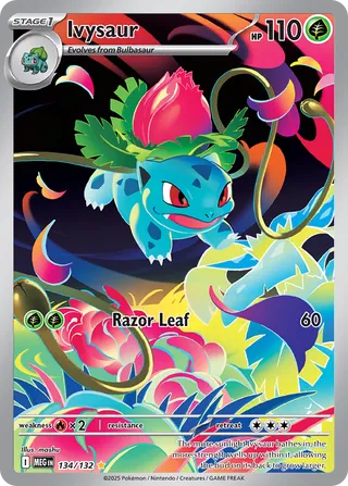 Ivysaur 134/188 from Mega Evolution
