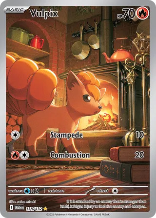 Vulpix 138/188 from Mega Evolution