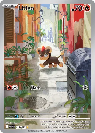Litleo 139/188 from Mega Evolution