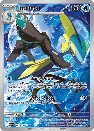 Inteleon 142/188 from Mega Evolution