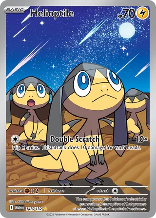Helioptile 143/188 from Mega Evolution