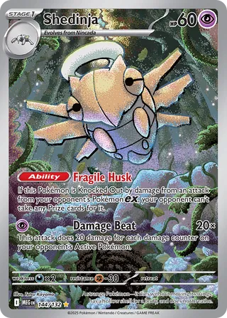 Shedinja 144/188 from Mega Evolution