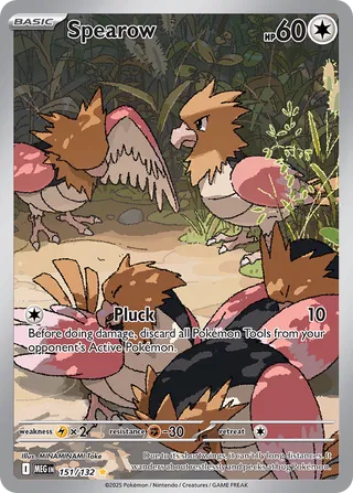 Spearow 151/188 from Mega Evolution