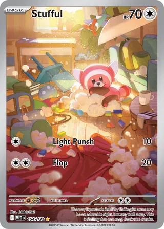 Stufful 154/188 from Mega Evolution