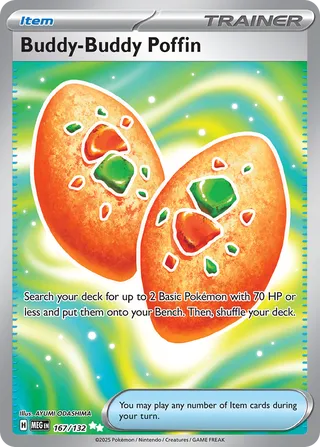 Buddy-Buddy Poffin 167/188 from Mega Evolution