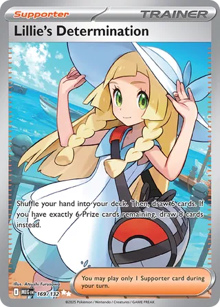 Lillie's Determination 169/188 from Mega Evolution
