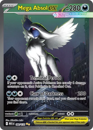 Mega Absol ex 180/188 from Mega Evolution