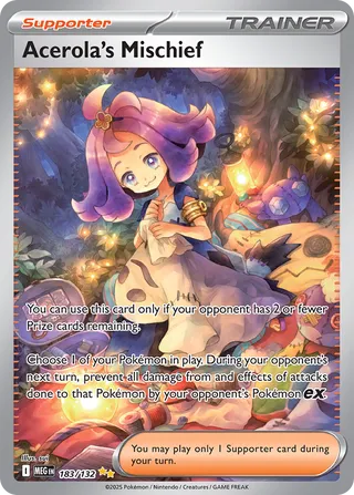 Acerola's Mischief 183/188 from Mega Evolution