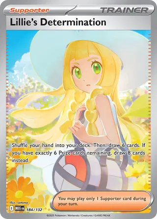 Lillie's Determination 184/188 from Mega Evolution