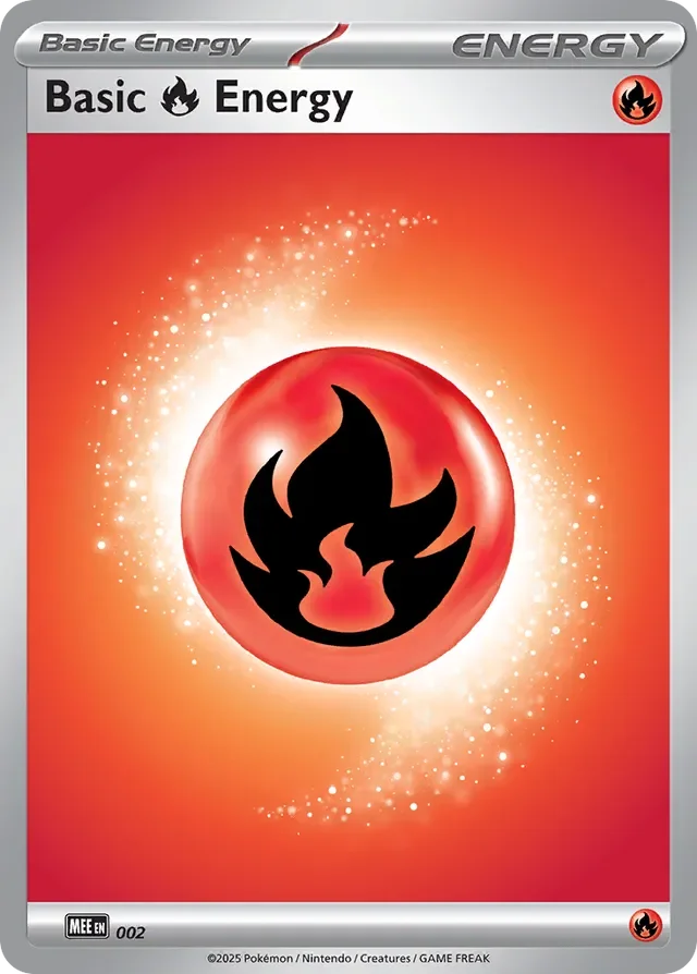 Basic Fire Energy 2/16 from Mega Evolution Energies