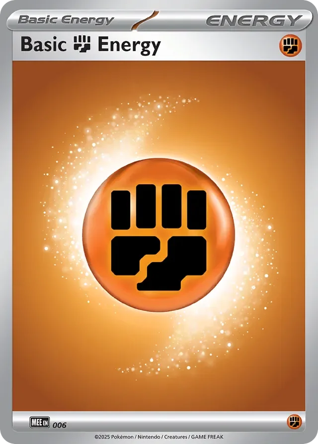 Basic Fighting Energy 6/16 from Mega Evolution Energies