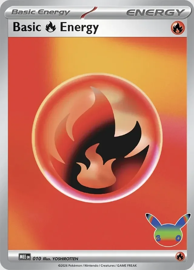 Basic Fire Energy 10/16 from Mega Evolution Energies