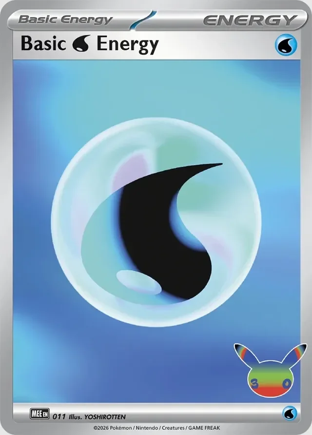 Basic Water Energy 11/16 from Mega Evolution Energies