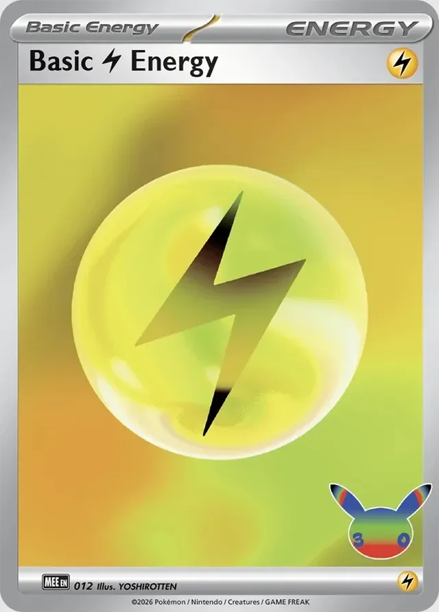 Basic Lightning Energy 12/16 from Mega Evolution Energies