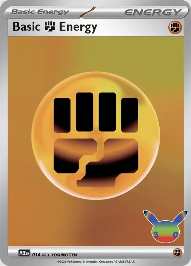 Basic Fighting Energy 14/16 from Mega Evolution Energies