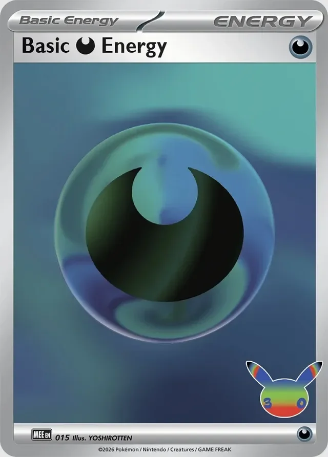 Basic Darkness Energy 15/16 from Mega Evolution Energies