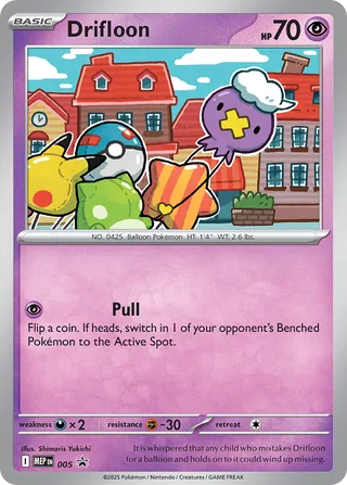 Drifloon 5/70 from Mega Evolution Promos