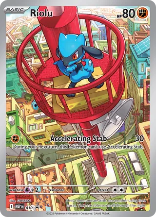 Riolu 10/70 from Mega Evolution Promos