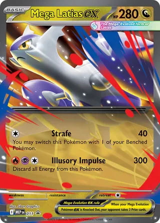 Mega Latias ex 11/70 from Mega Evolution Promos