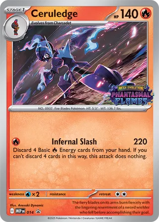 Ceruledge 14/70 from Mega Evolution Promos