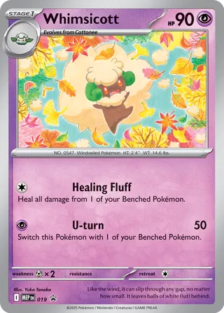 Whimsicott 19/70 from Mega Evolution Promos