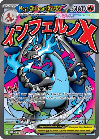 Mega Charizard X ex 23/70 from Mega Evolution Promos