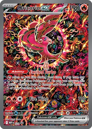 Oricorio ex 24/70 from Mega Evolution Promos