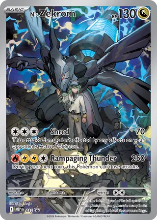 N's Zekrom 31/70 from Mega Evolution Promos