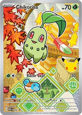 Chikorita 46/70 from Mega Evolution Promos
