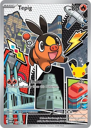 Tepig 50/70 from Mega Evolution Promos