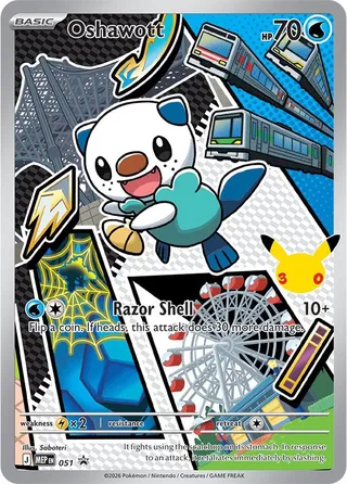 Oshawott 51/70 from Mega Evolution Promos