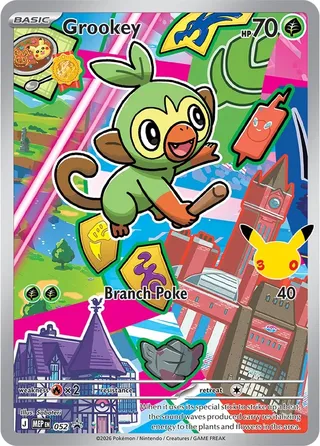 Grookey 52/70 from Mega Evolution Promos