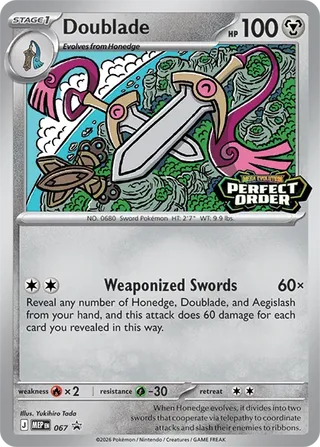 Doublade 67/70 from Mega Evolution Promos