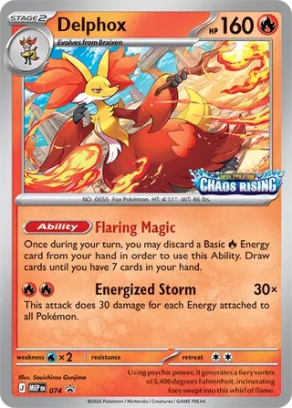 Delphox 74/70 from Mega Evolution Promos